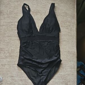 Elegant Black One-Piece Swimsuit